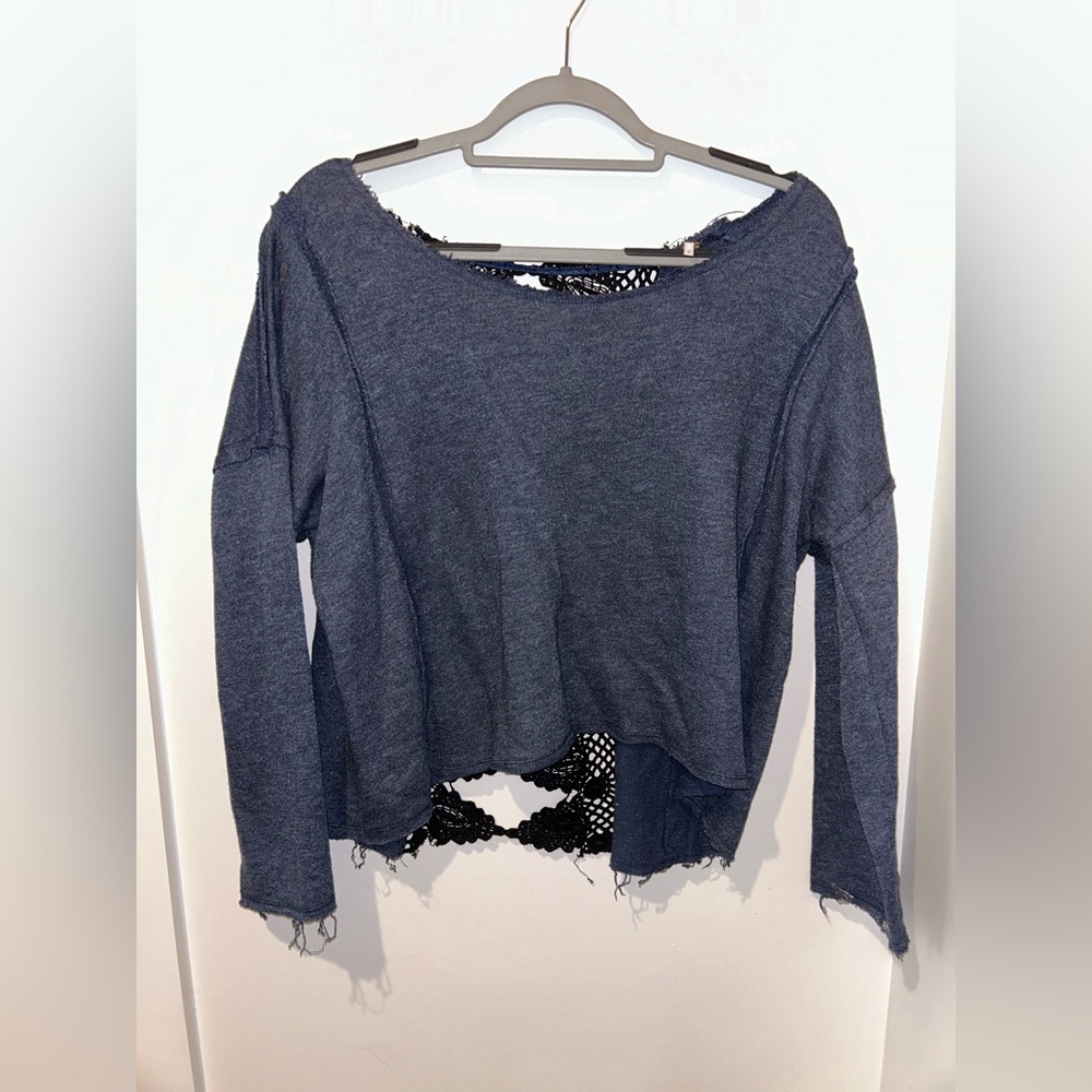 Dark blue sweater